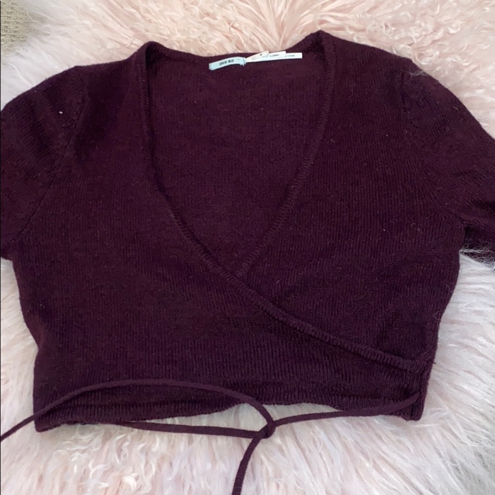 Kimchi blue wrap sweater
